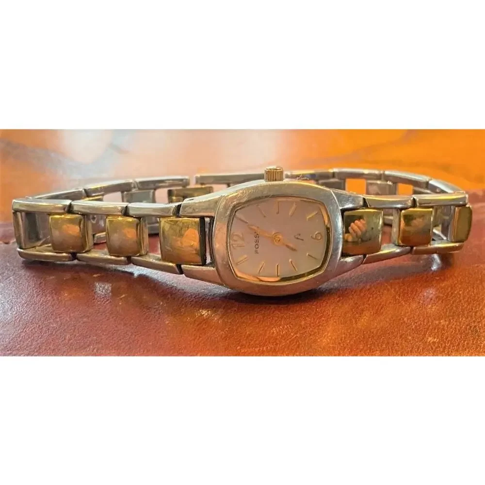 Women's 17mm Two Tone Fossil F2 Watch
